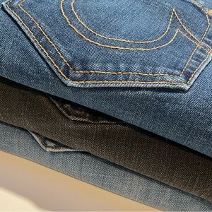 3 Pairs, True Religion Jennie Runway Leggings